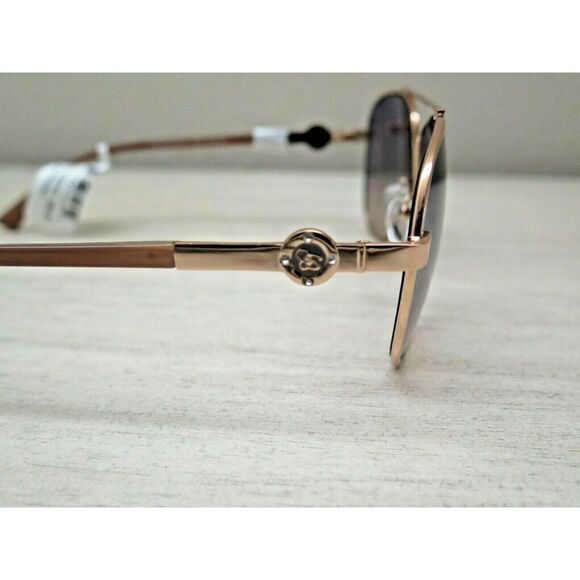Jessica Simpson J5759-RGDND Rose Gold Aviator Sunglasses Nude Ear Piece - Picture 4 of 8